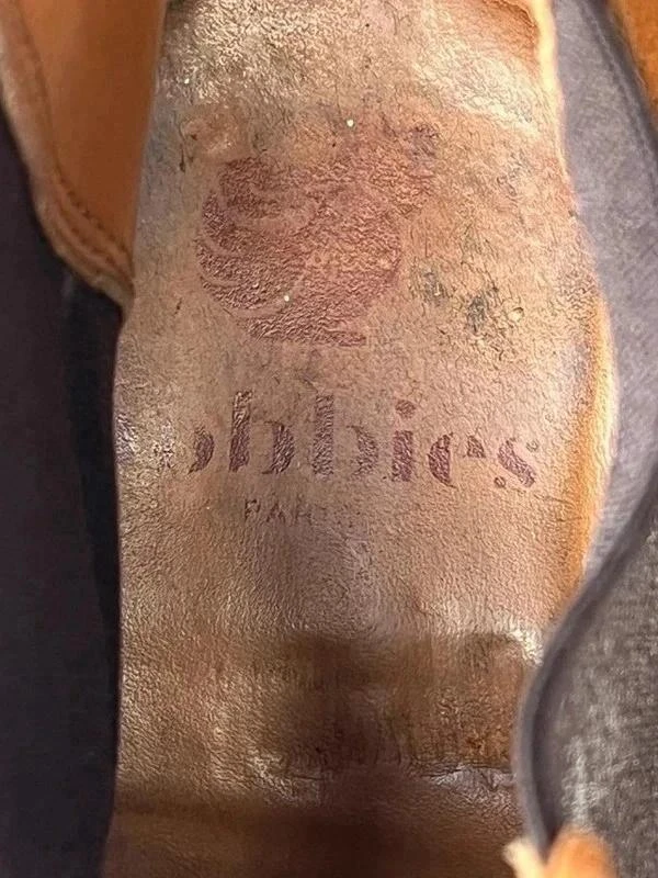 Vintage Bobbies Paris Brown Genuine Leather suede Chelsea boots Size 44EU – photo 13
